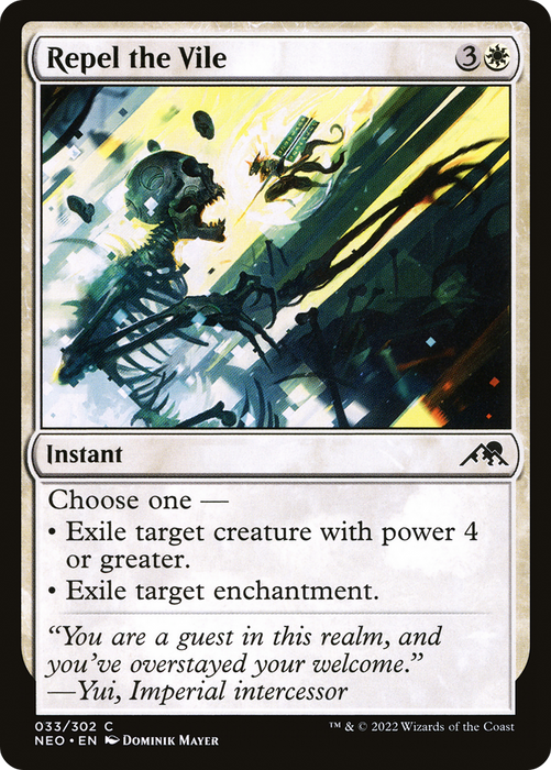 Repel the Vile (NEO-033) - common - Foil