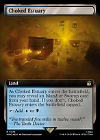 Choked Estuary (WHO-1075) - rare: (Extended Art) - Foil