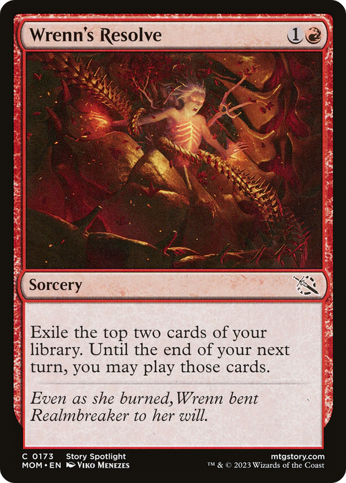 Wrenn's Resolve (MOM-173) - common - Foil