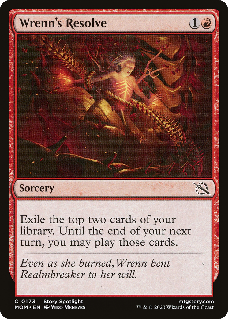 Wrenn's Resolve (MOM-173) - common - Foil