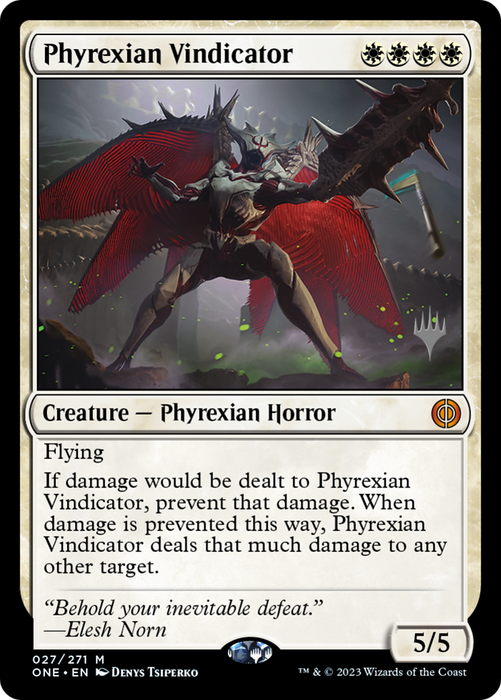 Phyrexian Vindicator (PPONE-27P) - mythic - Foil