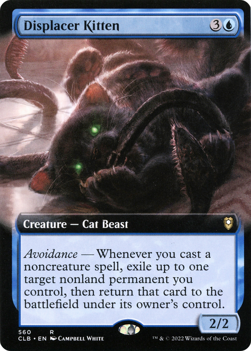 Displacer Kitten (CLB-560) - rare: (Extended Art)