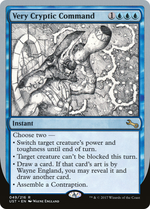 Very Cryptic Command (UST-49A) - rare