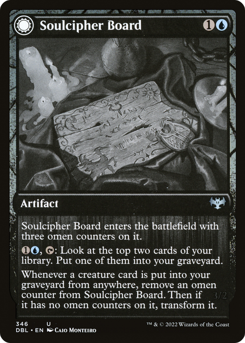 Soulcipher Board // Cipherbound Spirit (DBL-346) - uncommon: (Double Faced Transform) - Foil