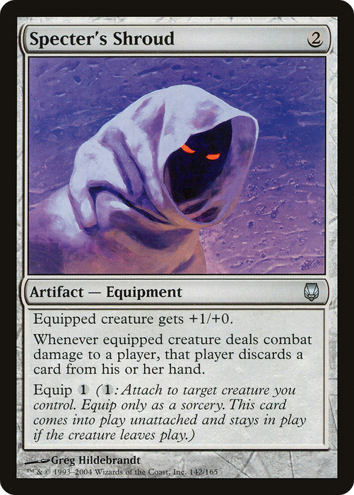 Specter's Shroud (DST-142) - uncommon - Foil