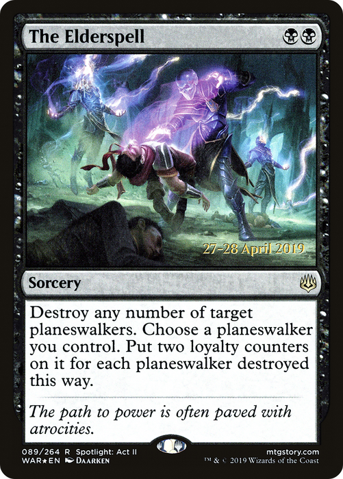 The Elderspell (PRE-89S) - rare - Foil