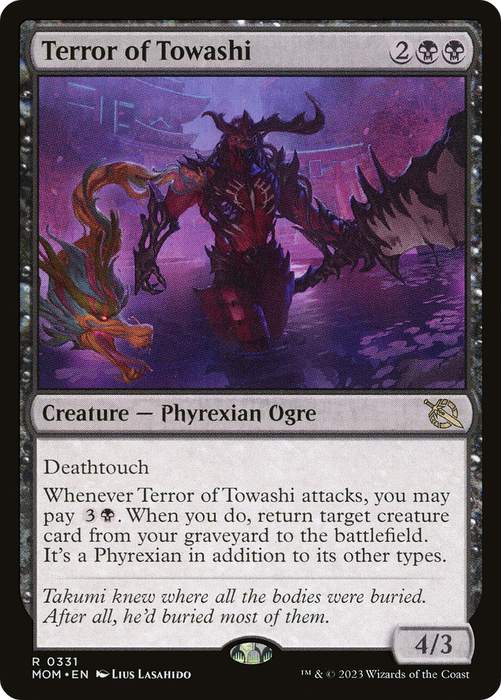 Terror of Towashi (MOM-331) - rare - Foil
