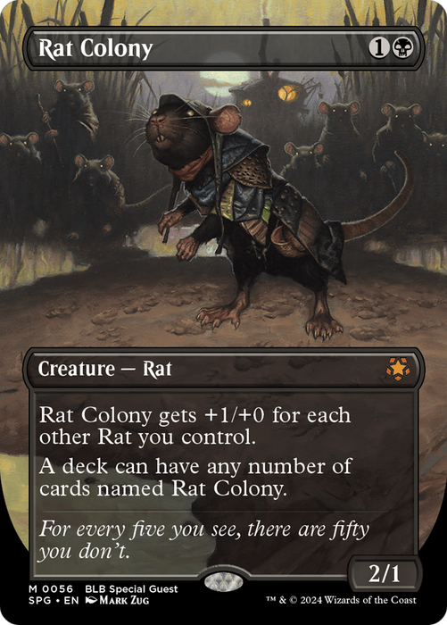 Rat Colony (SPG-056) - mythic (Borderless)