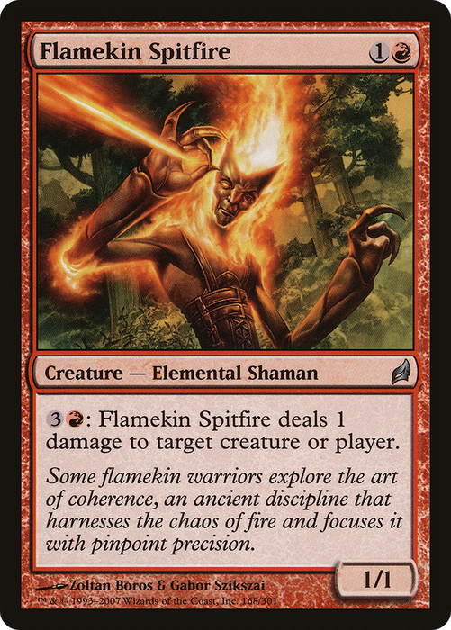 Flamekin Spitfire (LRW-168) - uncommon