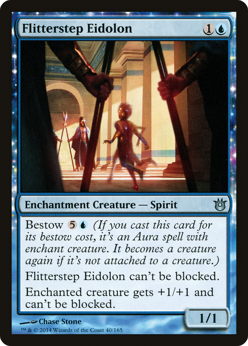 Flitterstep Eidolon (BNG-040) - uncommon: (enchantment) - Foil