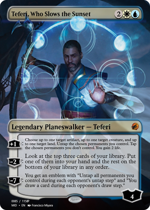 Teferi, Who Slows the Sunset (PRM-94050) - mythic
