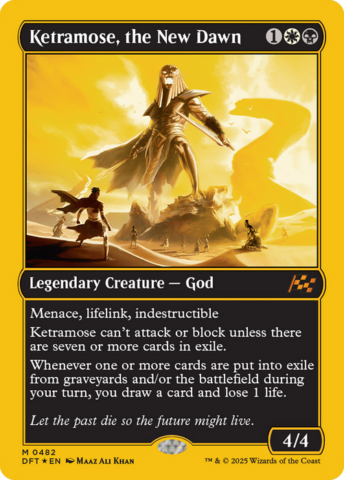 Ketramose, the New Dawn (DFT-482) - mythic - Foil