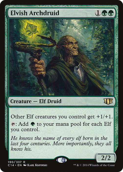 Elvish Archdruid (C14-190) - rare