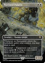 Puresteel Paladin (CMM-627) - rare (Borderless)