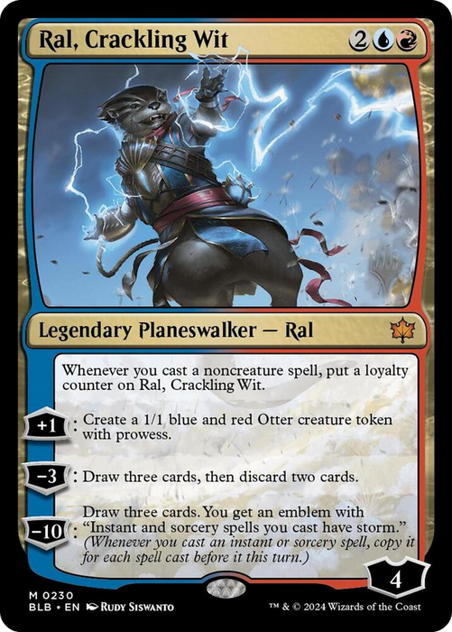 Ral, Crackling Wit (PPBLB-230P) - mythic