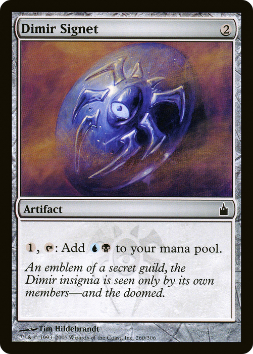 Dimir Signet (RAV-260) - common - Foil