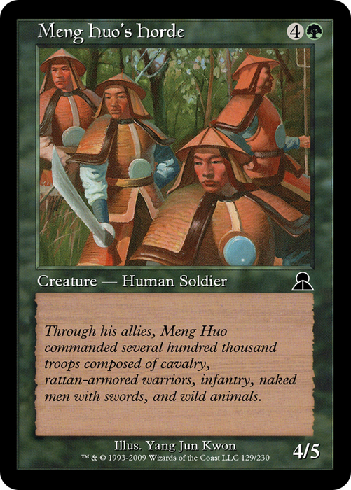 Meng Huo's Horde (ME3-129) - common - Foil