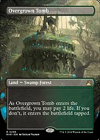 Overgrown Tomb (RVR-296) - rare (Borderless) - Foil