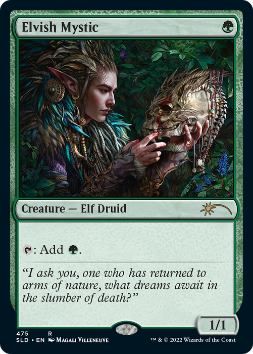 Elvish Mystic (SLD-475) - rare - Foil