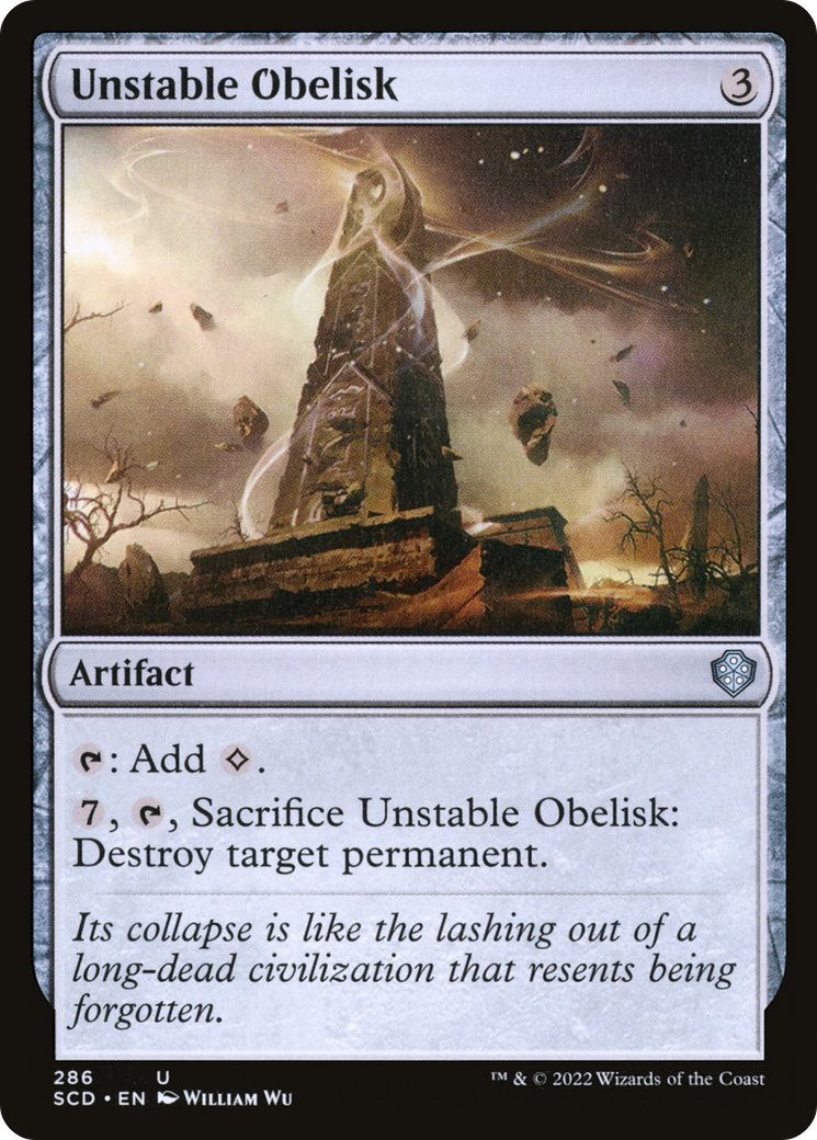 Unstable Obelisk (SCD-286) - uncommon