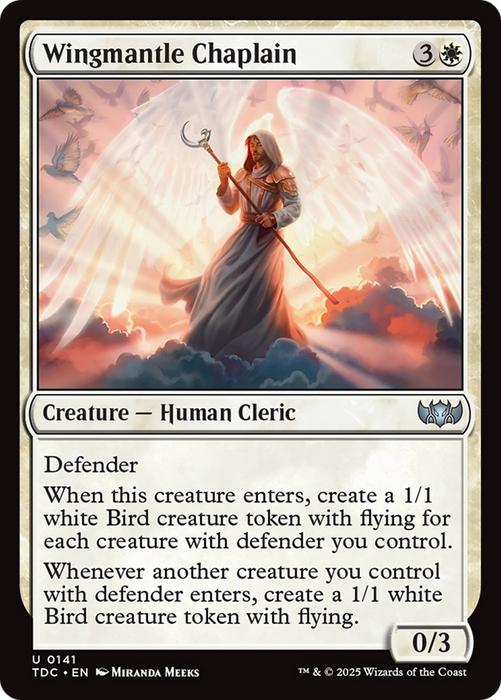 Wingmantle Chaplain (TDC-141) - uncommon