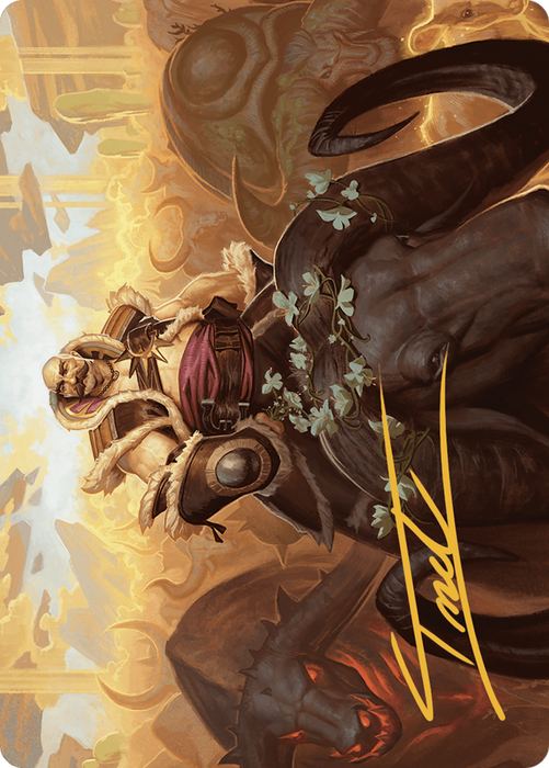 Bruse Tarl, Roving Rancher // Bruse Tarl, Roving Rancher (AOTJ-020) - common (Borderless) - Foil