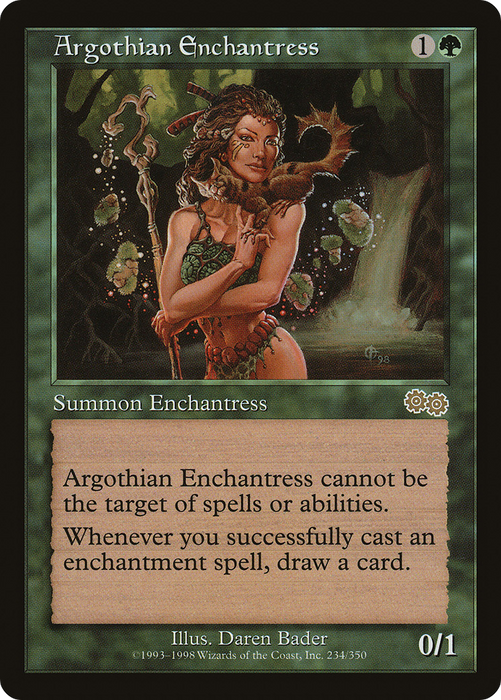 Argothian Enchantress (USG-234) - rare