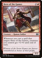 Hero of the Games (2X2-112) - common - Foil
