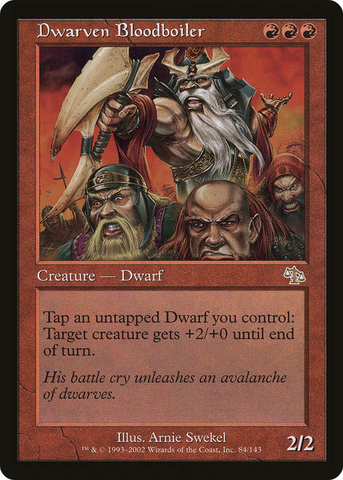 Dwarven Bloodboiler (JUD-084) - rare - Foil