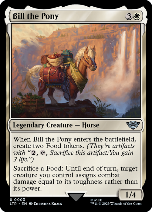 Bill the Pony (LTR-003) - uncommon - Foil
