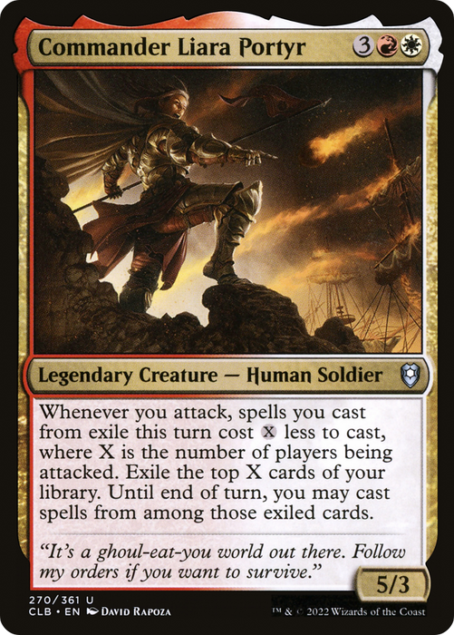 Commander Liara Portyr (CLB-270) - uncommon