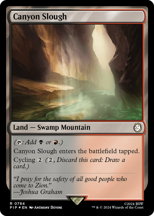 Canyon Slough (PIP-784) - rare - Foil
