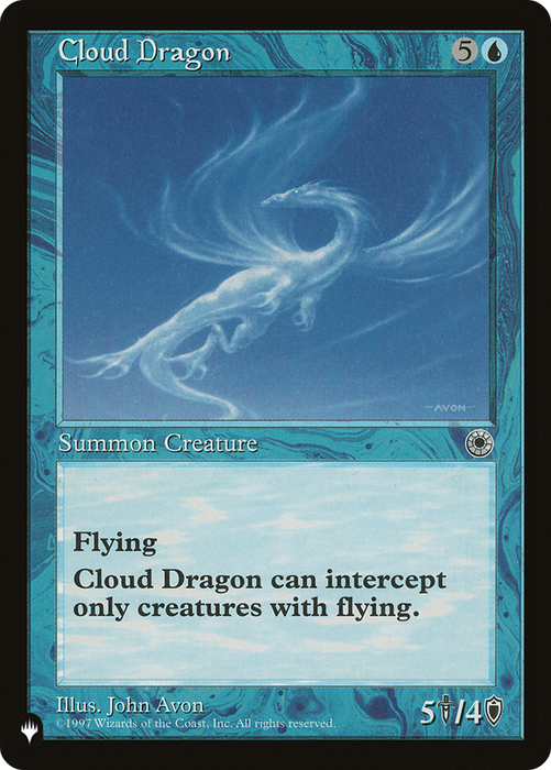 Cloud Dragon (LIST-POR-45) - rare