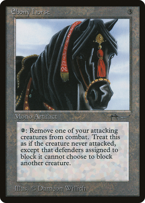 Ebony Horse (ARN-062) - rare