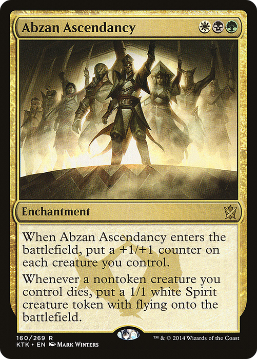 Abzan Ascendancy (KTK-160) - rare - Foil