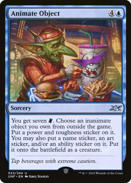 Animate Object (UNF-033) - uncommon - Foil