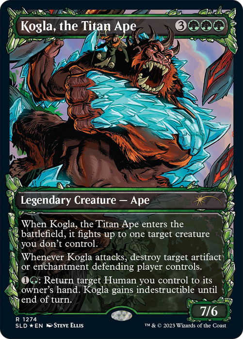 Kogla, the Titan Ape (SLD-1274) - rare: (Showcase) - Foil