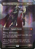 Bloodthirsty Conqueror (FDN-383) - mythic (Borderless) - Foil