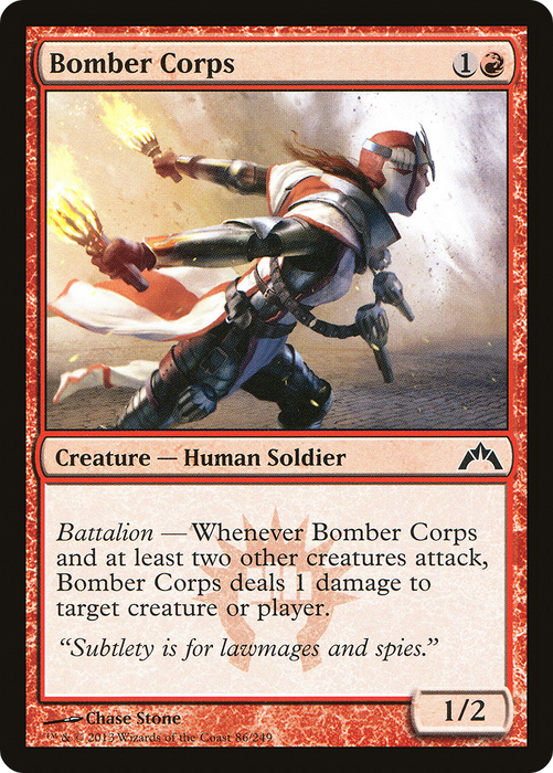 Bomber Corps (GTC-086) - common - Foil