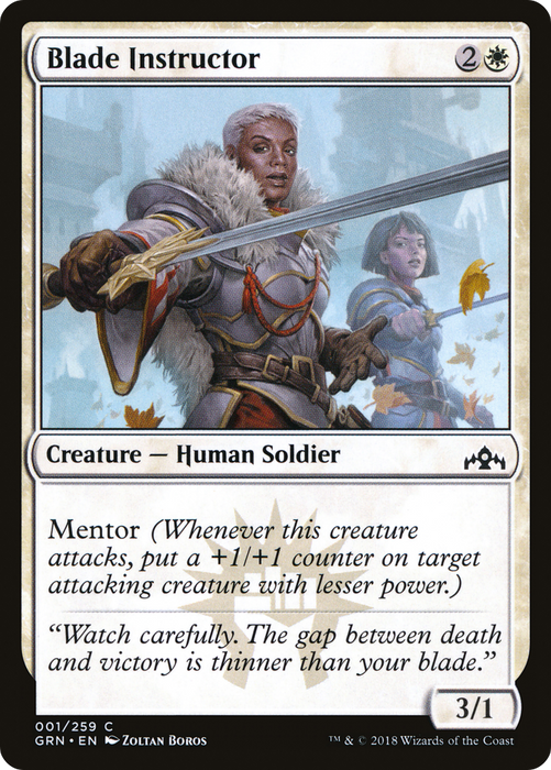 Blade Instructor (GRN-001) - common - Foil