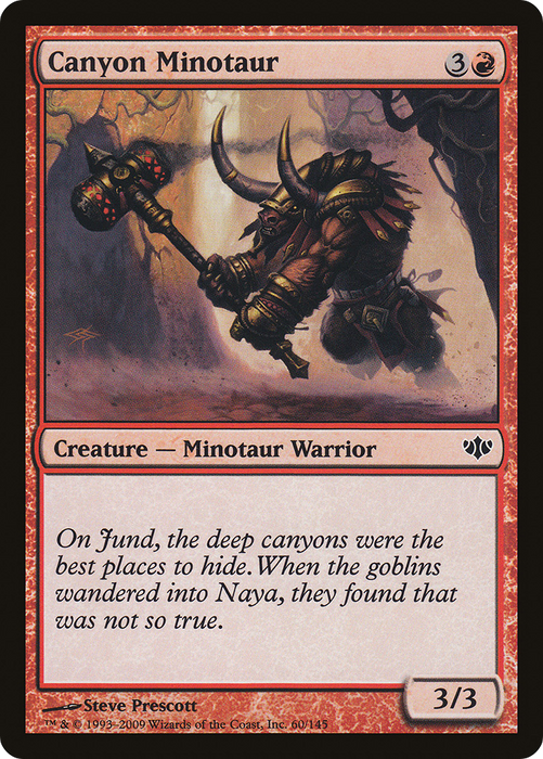 Canyon Minotaur (CON-060) - common