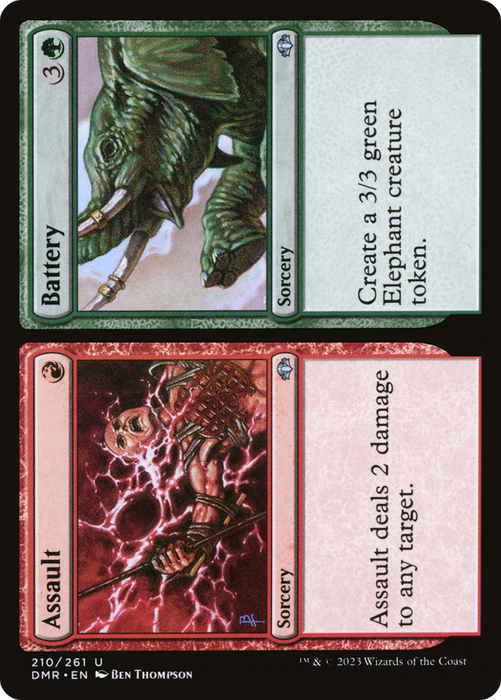 Assault // Battery (DMR-210) - uncommon