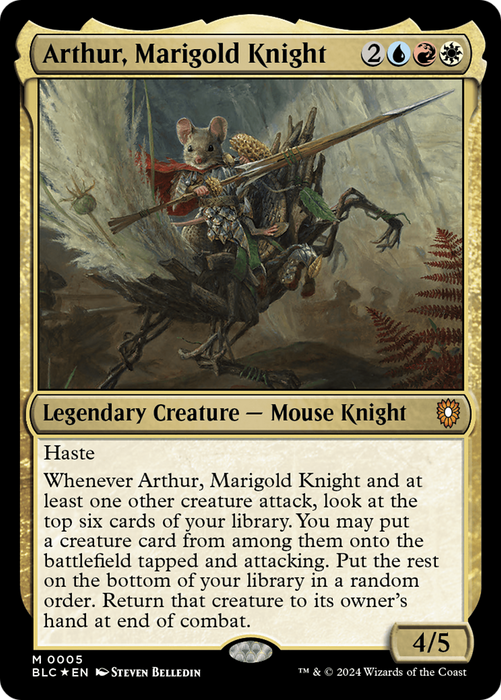 Arthur, Marigold Knight (BLC-005) - mythic - Foil