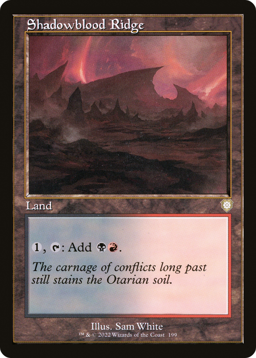 Shadowblood Ridge (BRC-199) - rare