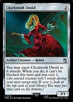 Clockwork Droid (WHO-172) - uncommon - Foil