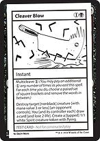 Cleaver Blow (MB2PC-306) - rare