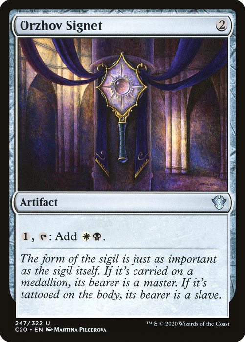 Orzhov Signet (C20-247) - uncommon