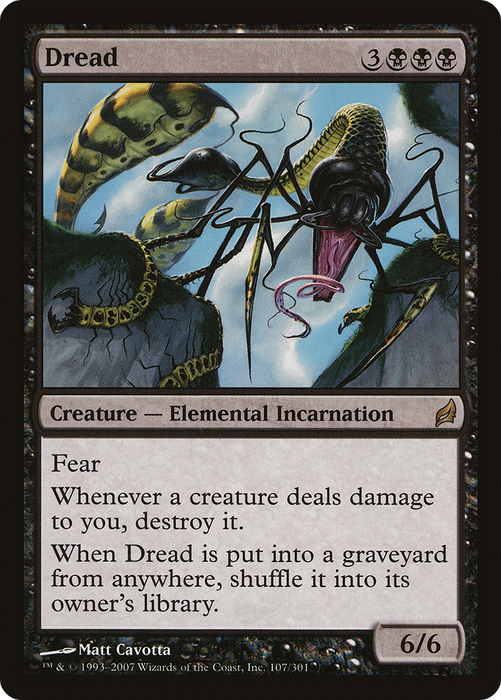 Dread (LRW-107) - rare - Foil