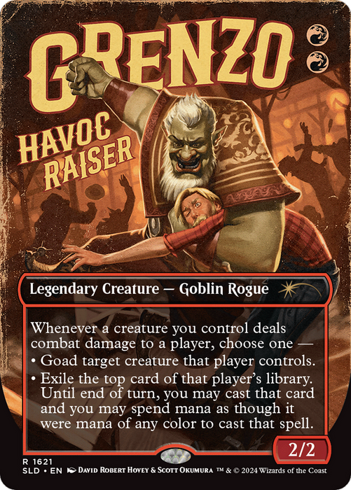 Grenzo, Havoc Raiser (SLD-1621) - rare (Borderless) - Foil