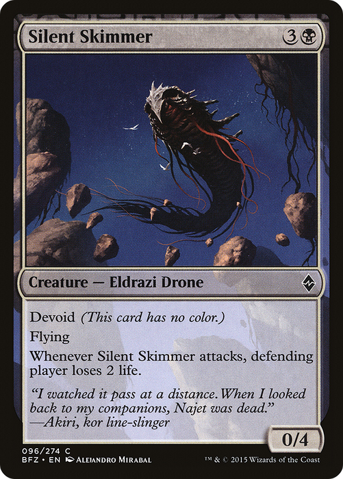 Silent Skimmer (BFZ-096) - common: (devoid) - Foil